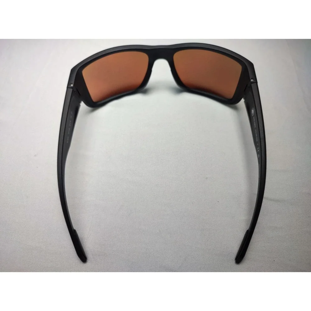 Native Eyewear Badlands Polarized Matte Black Green Mirror Wrap 58-16-125